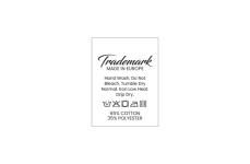 Etiquetas de cuidado textil Model TC-M190