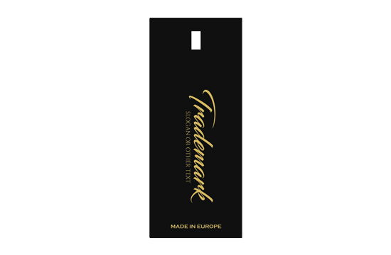 Etiqueta de cartón Model HT-M107