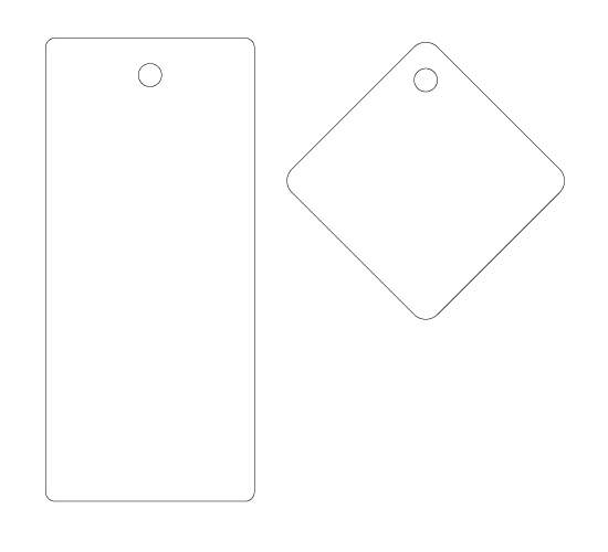 Etiqueta de cartón Model HT-M94