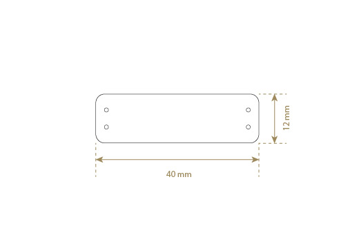 Etiqueta de imitación de cuero Model EP-M108