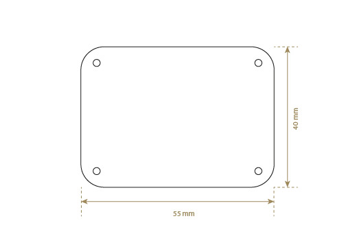Etiqueta de cuero artificial Model EP-M123