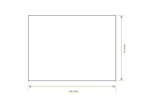 Etiqueta de cuero sintético Model EP-M148