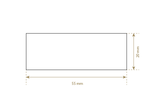 Etiqueta de cuero sintético Model EP-M156