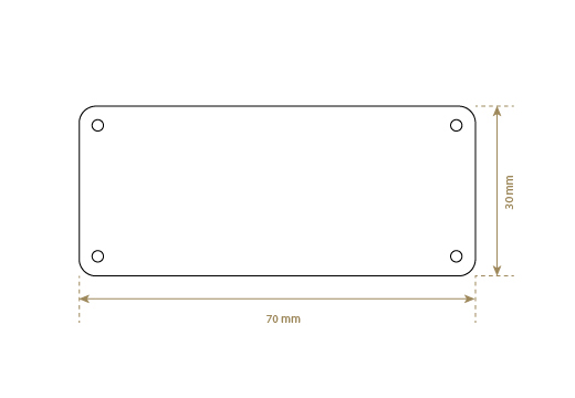 Etiqueta de imitación de cuero Model EP-M164