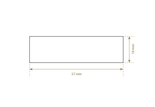 Etiqueta de cuero sintético Model EP-M167