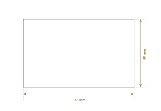 Etiqueta de cuero sintético Model EP-M168