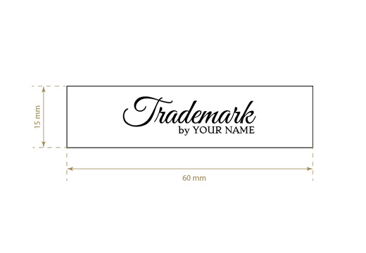 Etiqueta textil impresa Vogue Style Model TL-M131